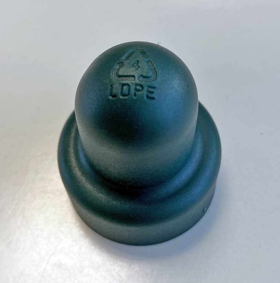 Protective cap made from 100% recycled ocean plastic - made by Drayton