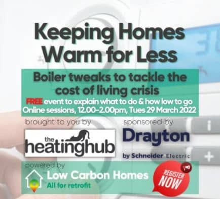 Drayton sponsors Heating Hub Keeping Homes Warm For Less