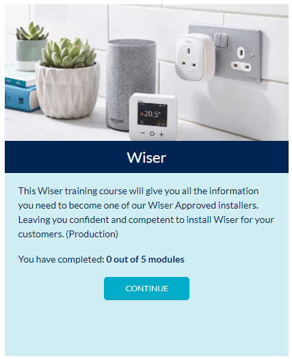 Drayton Know How free Wiser smart heating installer training module