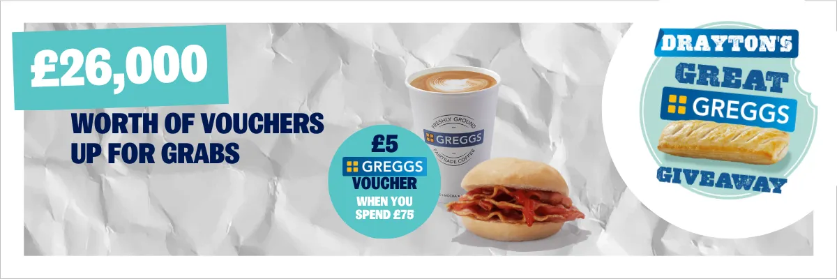 Drayton's Great Greggs Giveaway