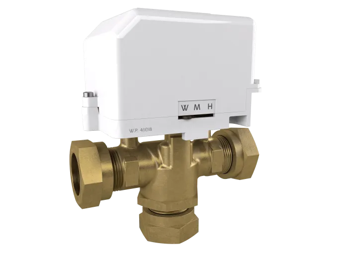 22mm Mid-Position Valve at an angle