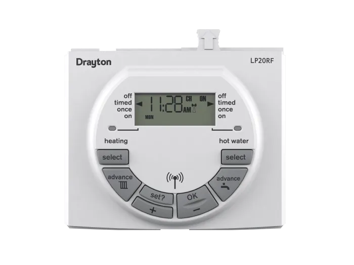 clip in control box for thermostat 