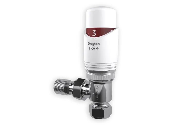 TRV4White With 15mm Angle Valve