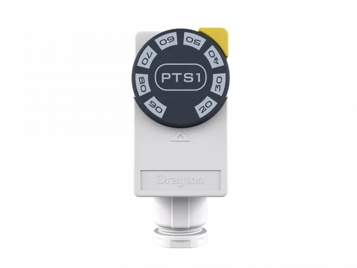 Drayton PTS1 Pipe Thermostat for two-stage frost protection when used with Drayton RTS3 Thermostat