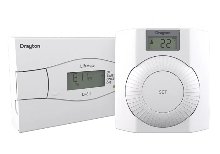 Drayton PBTE122 programmable thermostat control pack - a one box solution for social housing heating applications