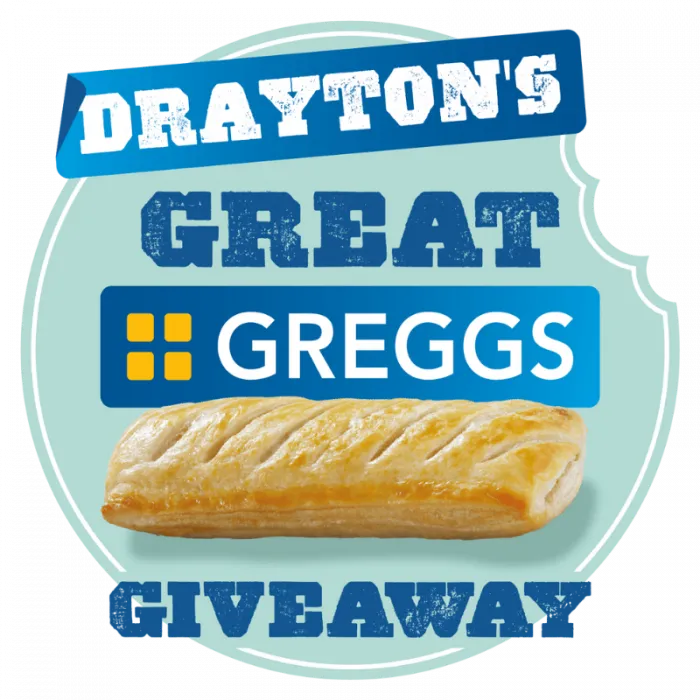 Drayton Great Greggs Giveaway Logo