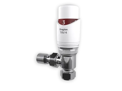 TRV4White With 15mm Angle Valve
