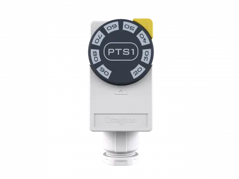 Drayton PTS1 Pipe Thermostat for two-stage frost protection when used with Drayton RTS3 Thermostat