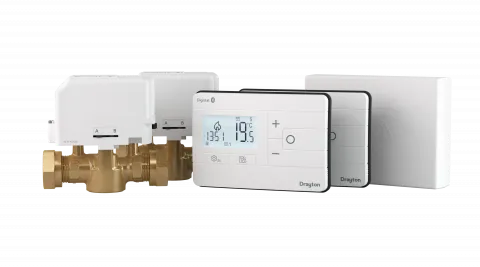 Drayton PBTE115 New build heating control pack featuring Digistat 2290M 16A relay