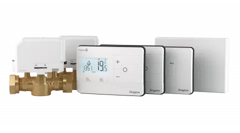 Drayton PBTE116 New build heating control pack featuring Digistat RF902 and RF90T