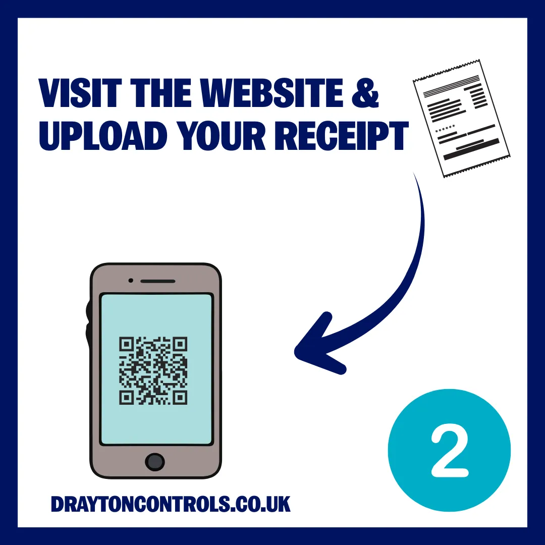 Step 2: Visit the website and upload your receipt
