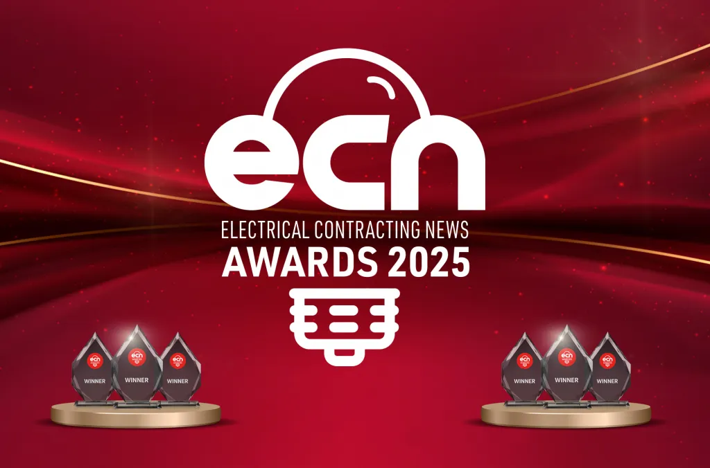 Electrical Contracting News (ECN) Awards 2025 logo - Wiser makes finalists with winners announced in coming weeks
