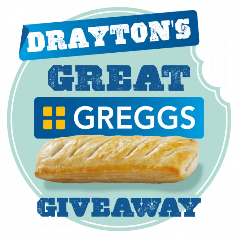 Drayton Great Greggs Giveaway Logo